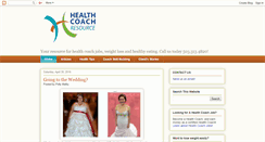 Desktop Screenshot of healthcoachresource.com